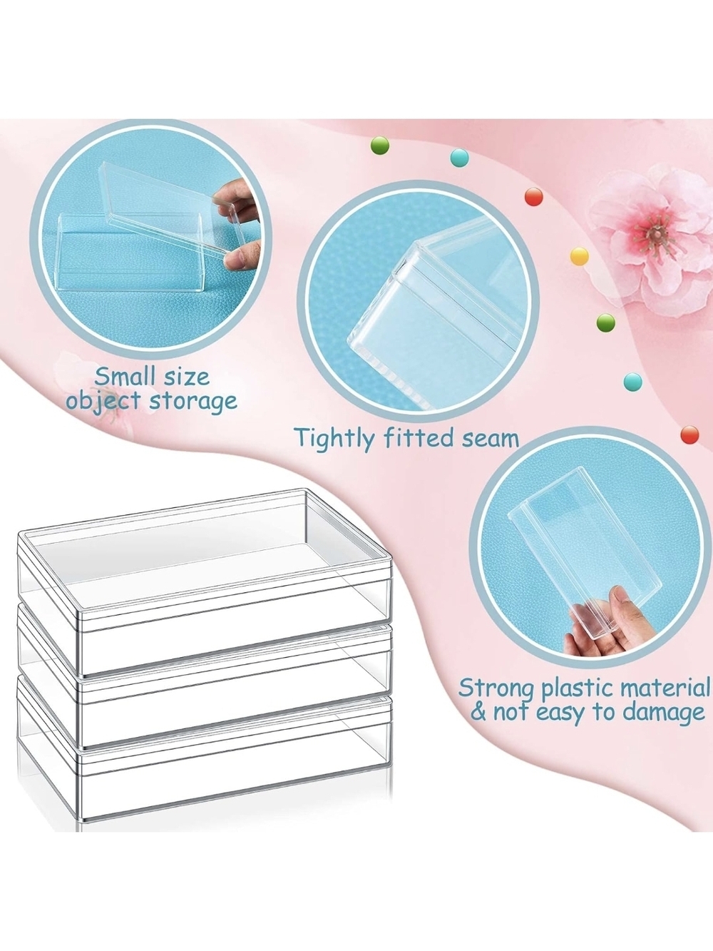 Clear Rectangular Acrylic Display Box